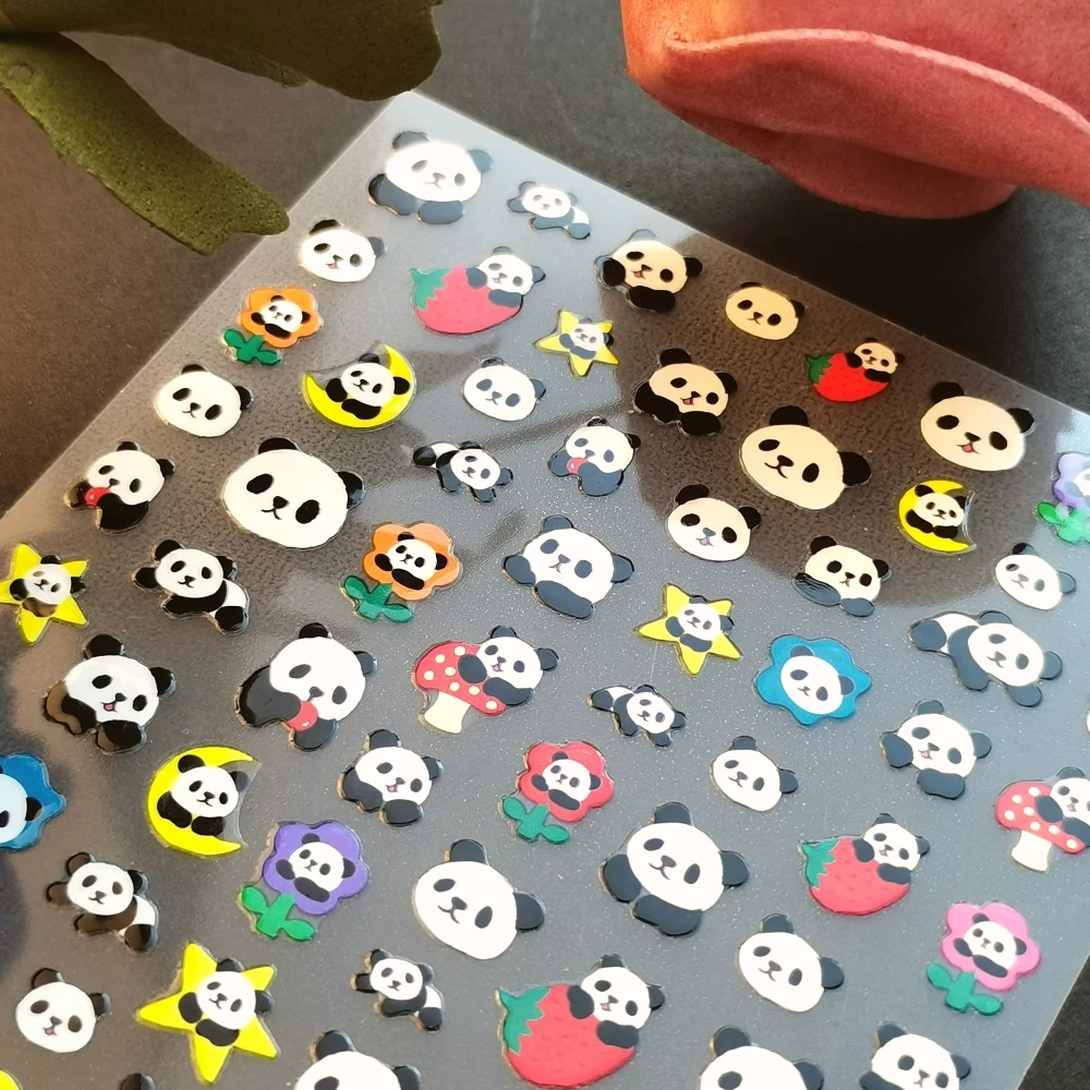 1 Sheet Cartoon Bear Panda New 5D Animal Nail Art Stickers Nail Decals for Manicure Fashion Design DIY Happy Accessories
1 Sheet Cartoon Bear Panda New 5D Animal Nail Art Stickers Nail Decals for Manicure Fashion Design DIY Happy Accessories
