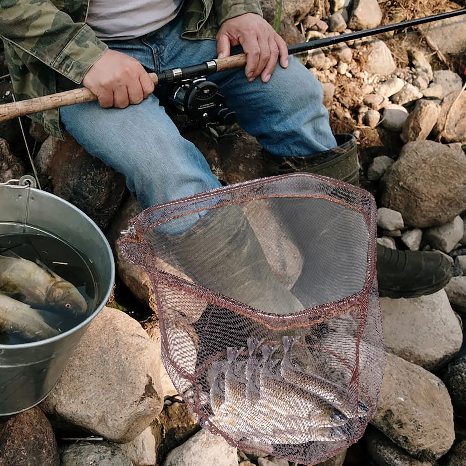 Сменная складная рыболовная подсачечная сеть с нейлоновой сеткой и рамой из нержавеющей стали для ловли и отпускания рыбы
Сменная складная рыболовная подсачечная сеть с нейлоновой сеткой и рамой из нержавеющей стали для ловли и отпускания рыбы
