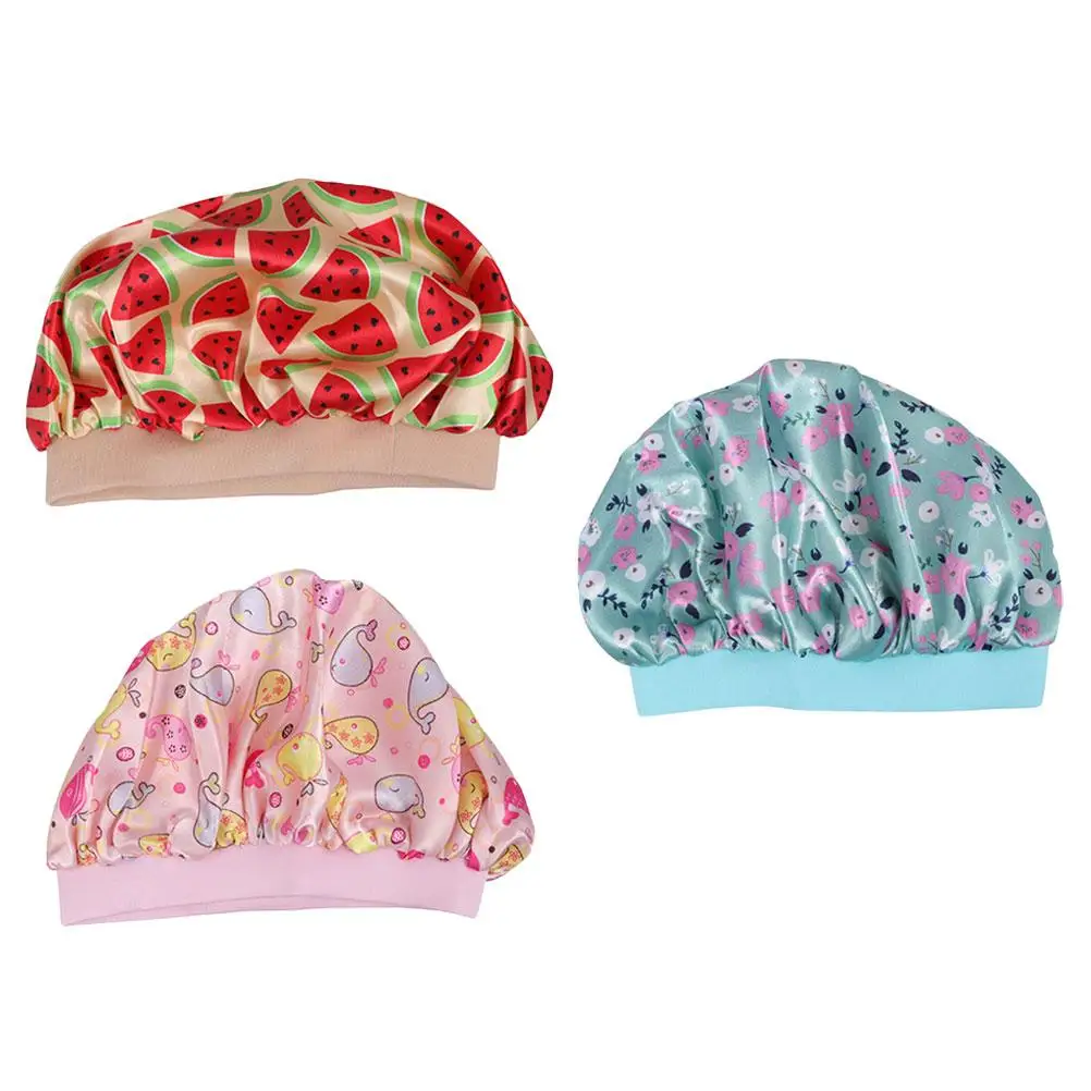 3 Pcs Satin Sleep Cap Children Night Bonnet Kids Toddler Hat Breathable Elastic Hairstyle Protection Comfortable Round Design
3 Pcs Satin Sleep Cap Children Night Bonnet Kids Toddler Hat Breathable Elastic Hairstyle Protection Comfortable Round Design