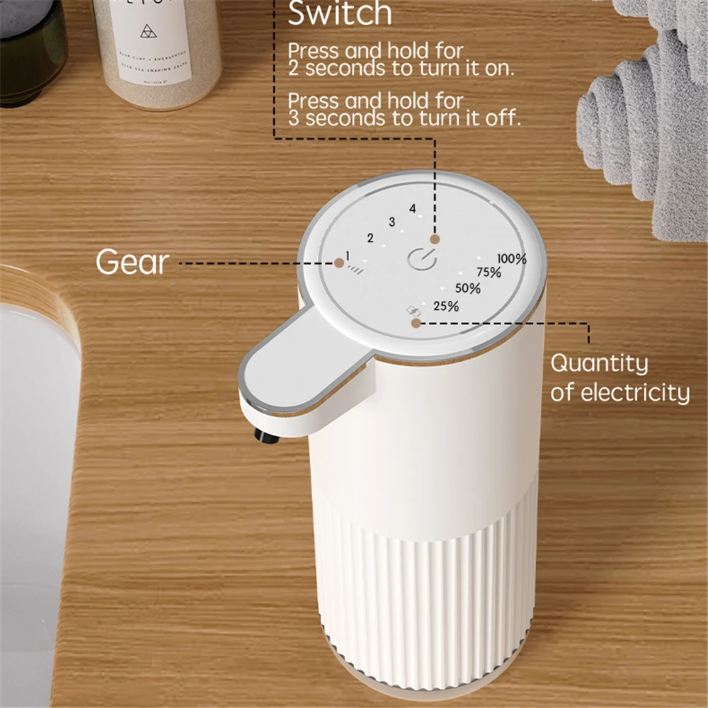 4 Gears Automatic Soap Distributor Sensor Foam Generator Touchless Inductive Liquid Dispenser Wall-mounted Hand Washing Machine
4 Gears Automatic Soap Distributor Sensor Foam Generator Touchless Inductive Liquid Dispenser Wall-mounted Hand Washing Machine