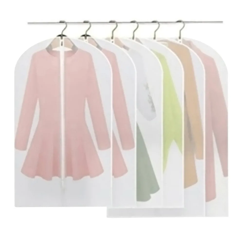 6pcs 60X120Cm Garment Cover Anti-Dust Protector Frosted Transparent Clothes Storage Bag Water-Resistant Zipper For Suits Shirts
6pcs 60X120Cm Garment Cover Anti-Dust Protector Frosted Transparent Clothes Storage Bag Water-Resistant Zipper For Suits Shirts
