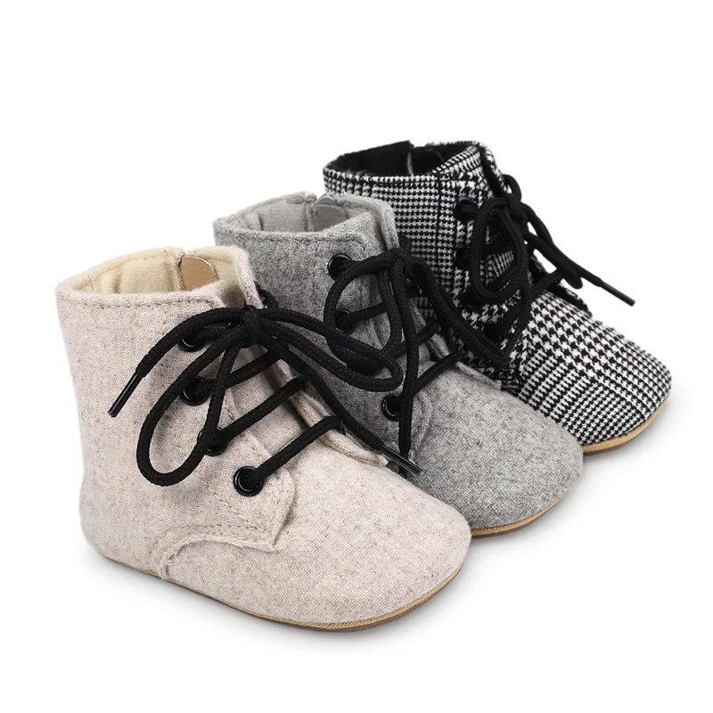 0-18M Newborn Baby Girls Winter Boots Solid Color/Houndstooth Print Ankle Boots Warm Infant Baby Walking Shoes
0-18M Newborn Baby Girls Winter Boots Solid Color/Houndstooth Print Ankle Boots Warm Infant Baby Walking Shoes