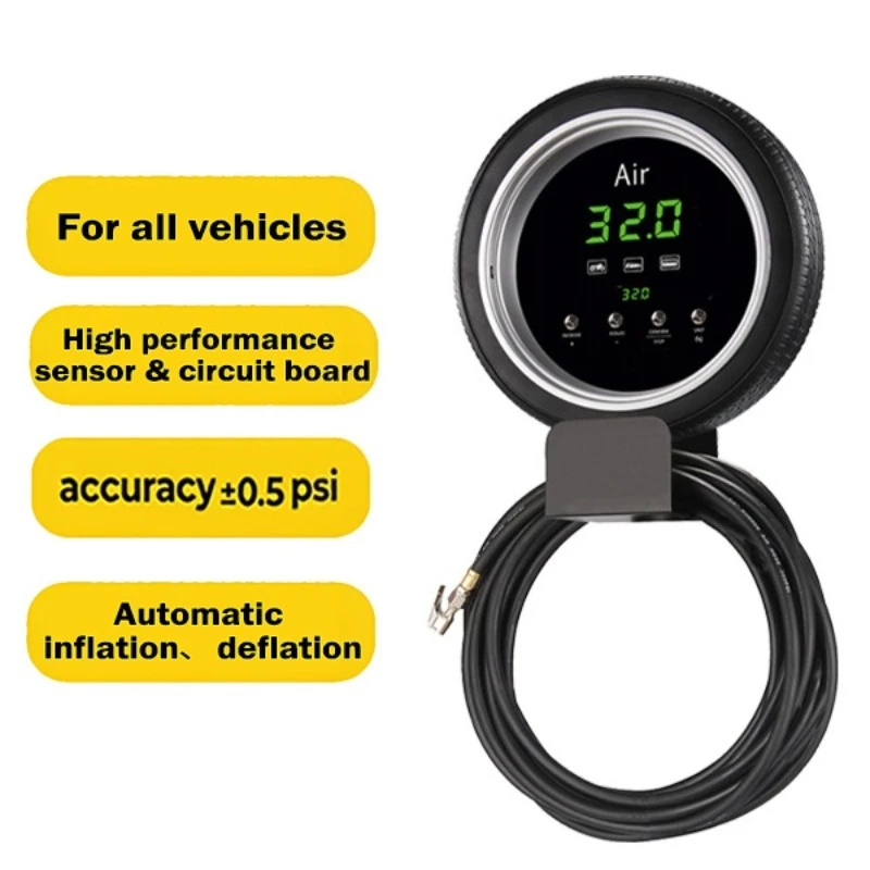 Electric Automatic Tire Inflator Wall Mount Design Vehicle Air Pump for Car Truck Use
Electric Automatic Tire Inflator Wall Mount Design Vehicle Air Pump for Car Truck Use