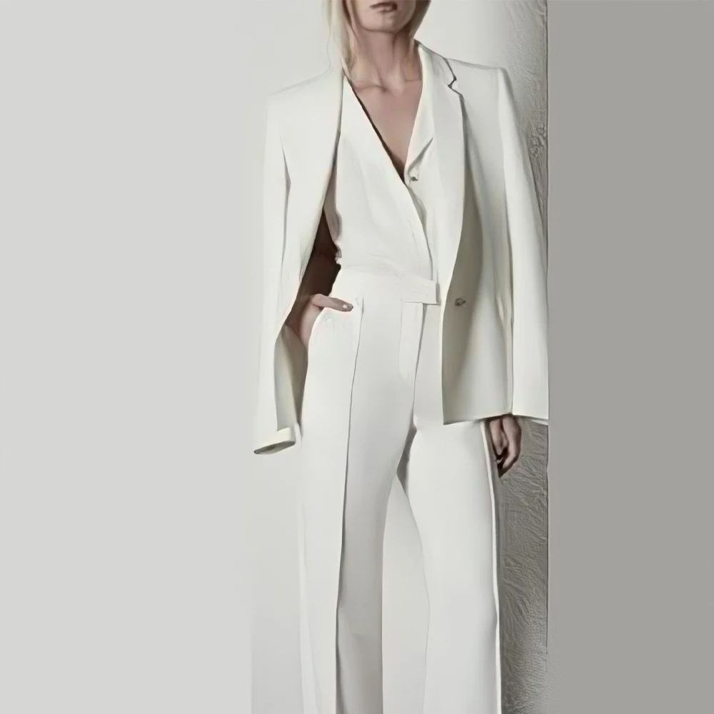 2023 Women New Blazer Pants Suit Long Sleeves 2-piece Set OneButton Luxury Slim Custom Wedding Party Sets Women's Clothing Suits
2023 Women New Blazer Pants Suit Long Sleeves 2-piece Set OneButton Luxury Slim Custom Wedding Party Sets Women's Clothing Suits