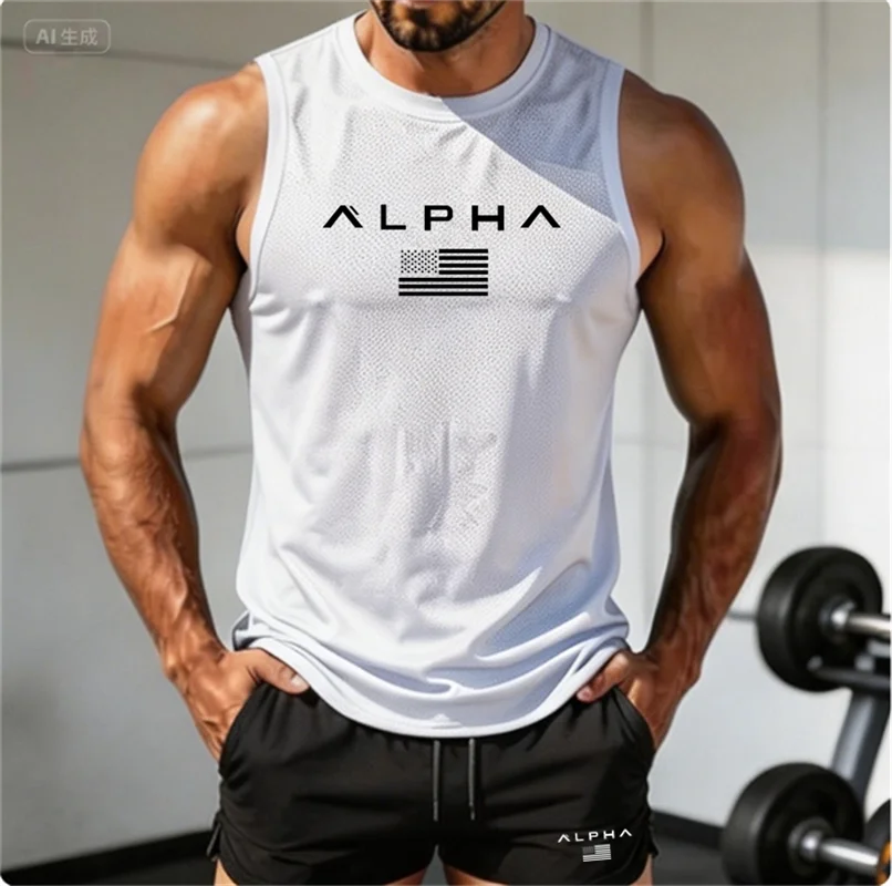 2026 Alpha Men's Printed Round-neck Fitness Vest Undershirt, Muscle Quick-drying Basketball Vest
2026 Alpha Men's Printed Round-neck Fitness Vest Undershirt, Muscle Quick-drying Basketball Vest