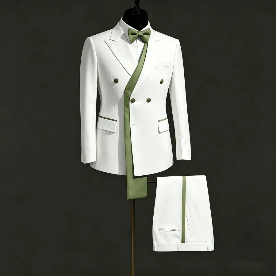 Double Breasted Wedding Tuxedo 2 Pieces Men Suits Slim Fit for Groom Formal Prom Party Blazer Jacket Pants Set Outfit Classic
Double Breasted Wedding Tuxedo 2 Pieces Men Suits Slim Fit for Groom Formal Prom Party Blazer Jacket Pants Set Outfit Classic
