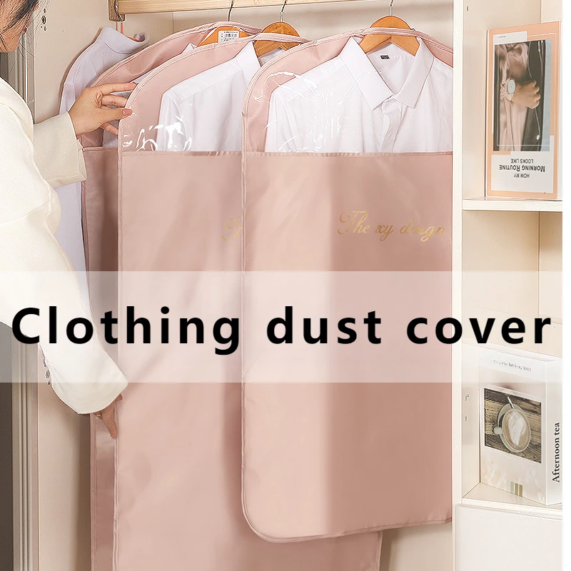 Clothing dust cover can be washed with water clothing dust hanging pockets coats clothing dust bags
Clothing dust cover can be washed with water clothing dust hanging pockets coats clothing dust bags
