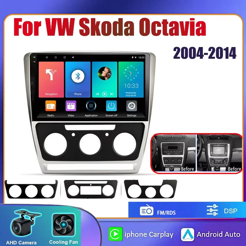 10" For Skoda Octavia 2007-2013 Android Car Radio Multimedia GPS Navigation Wireless Bluetooth CarPlay Screen Stereo Carplay
10" For Skoda Octavia 2007-2013 Android Car Radio Multimedia GPS Navigation Wireless Bluetooth CarPlay Screen Stereo Carplay
