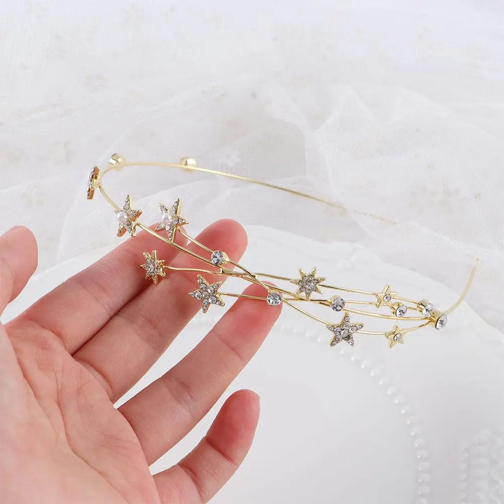 Elegant Hair Accessories Rhinestone Non-slip Girls Hair Hoop Star Headband Crystal Hairbands Braided Tool Hollow Leaves
Elegant Hair Accessories Rhinestone Non-slip Girls Hair Hoop Star Headband Crystal Hairbands Braided Tool Hollow Leaves