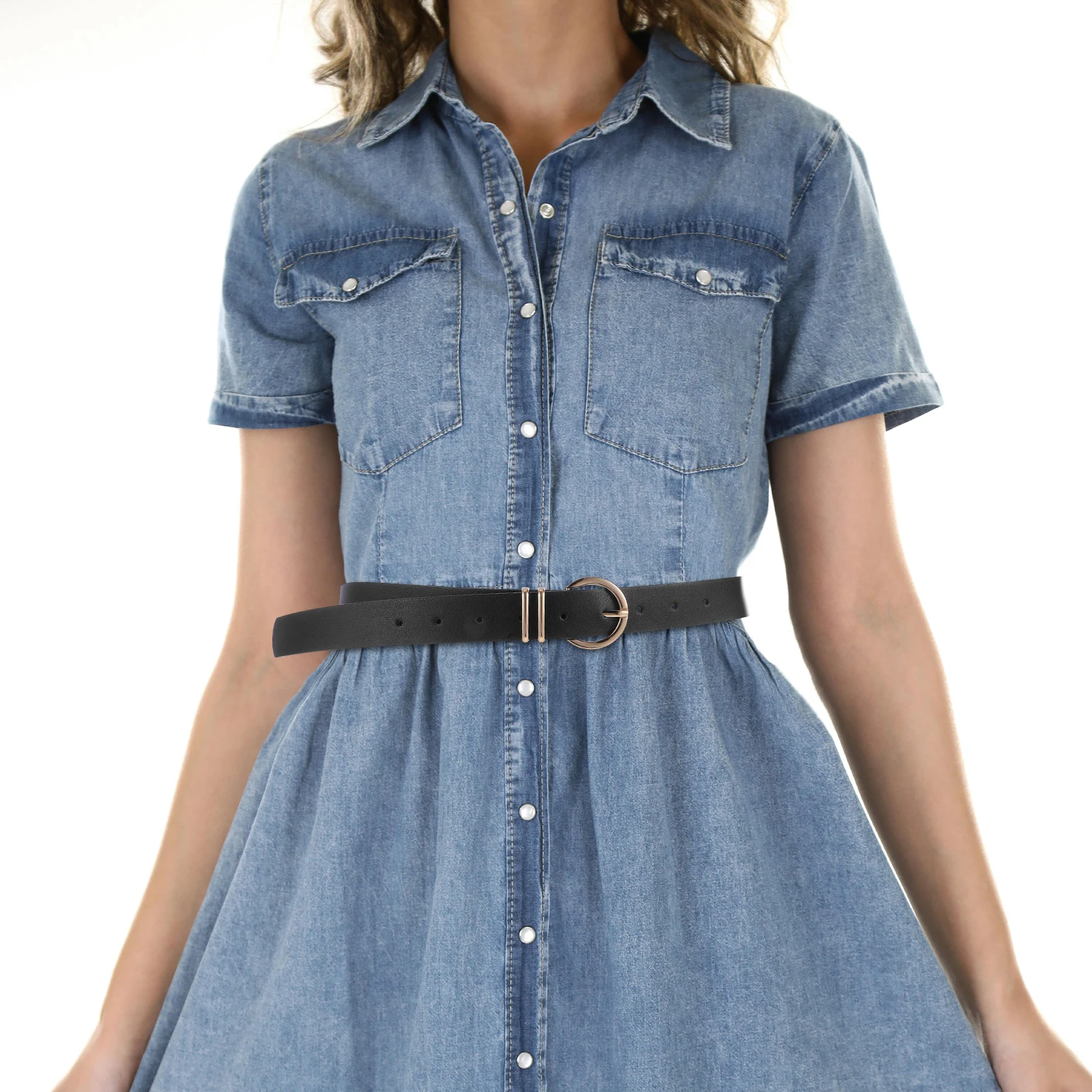 Women Fashion Belt Pu Waist Trendy O-Ring Buckle Chic Casual Wear For School Uniforms Daily Party Outfits Ladies Belts
Women Fashion Belt Pu Waist Trendy O-Ring Buckle Chic Casual Wear For School Uniforms Daily Party Outfits Ladies Belts