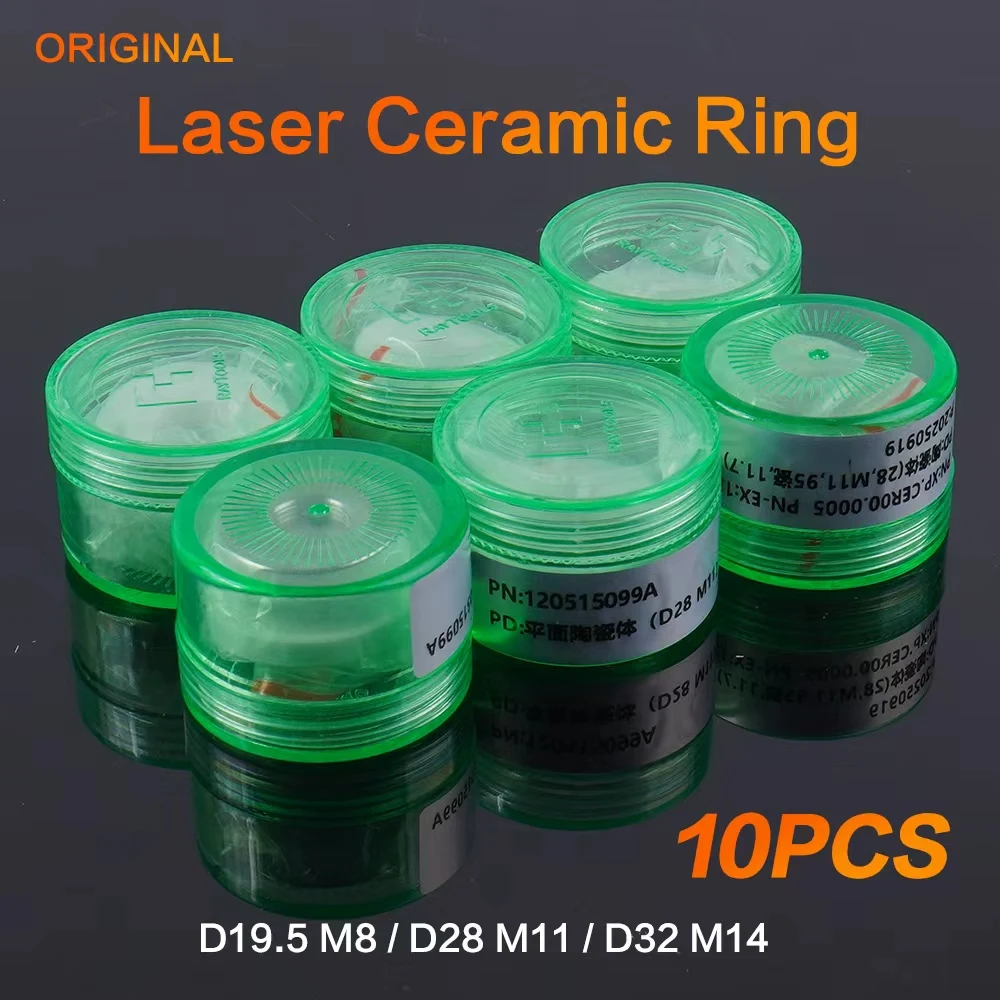 Original Raytools Laser Lens Ceramic Ring D19.5 M8 D32 M14 D28 Body Nozzle Holder Ring for Fiber Cutting Head BT220 BM114 BMH109
Original Raytools Laser Lens Ceramic Ring D19.5 M8 D32 M14 D28 Body Nozzle Holder Ring for Fiber Cutting Head BT220 BM114 BMH109