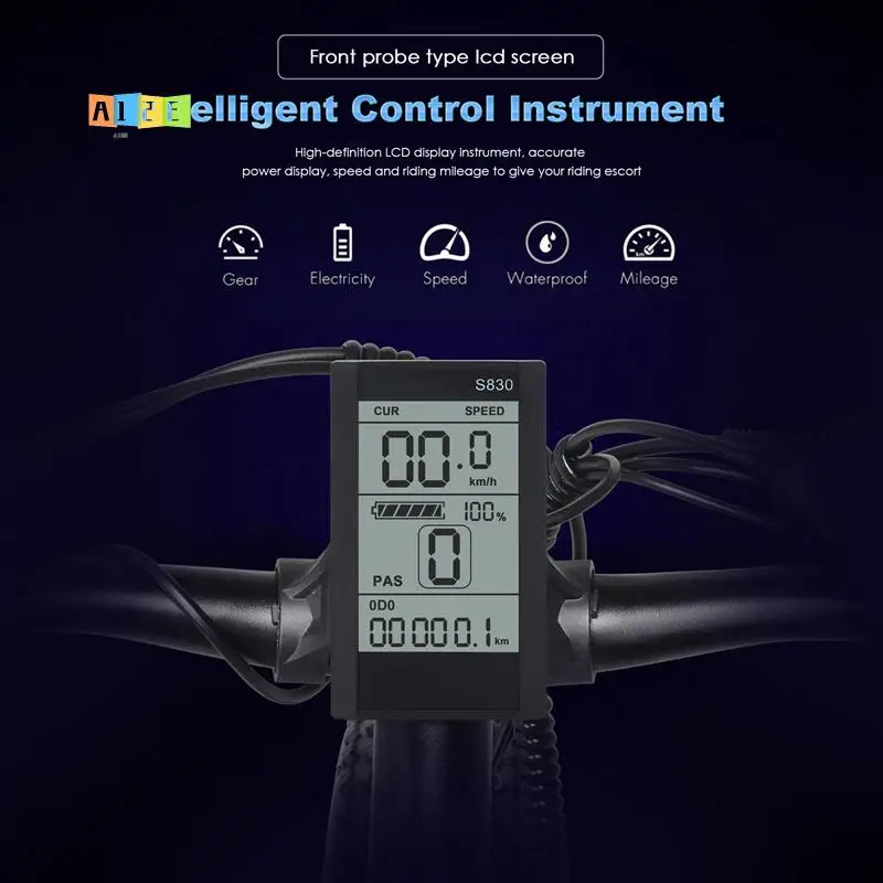 A12E-Protocol 2 Electric Bicycle Bike Display 24V 36V 48V LCD S830 Display With USB Waterproof Connection (5 Pins)
A12E-Protocol 2 Electric Bicycle Bike Display 24V 36V 48V LCD S830 Display With USB Waterproof Connection (5 Pins)