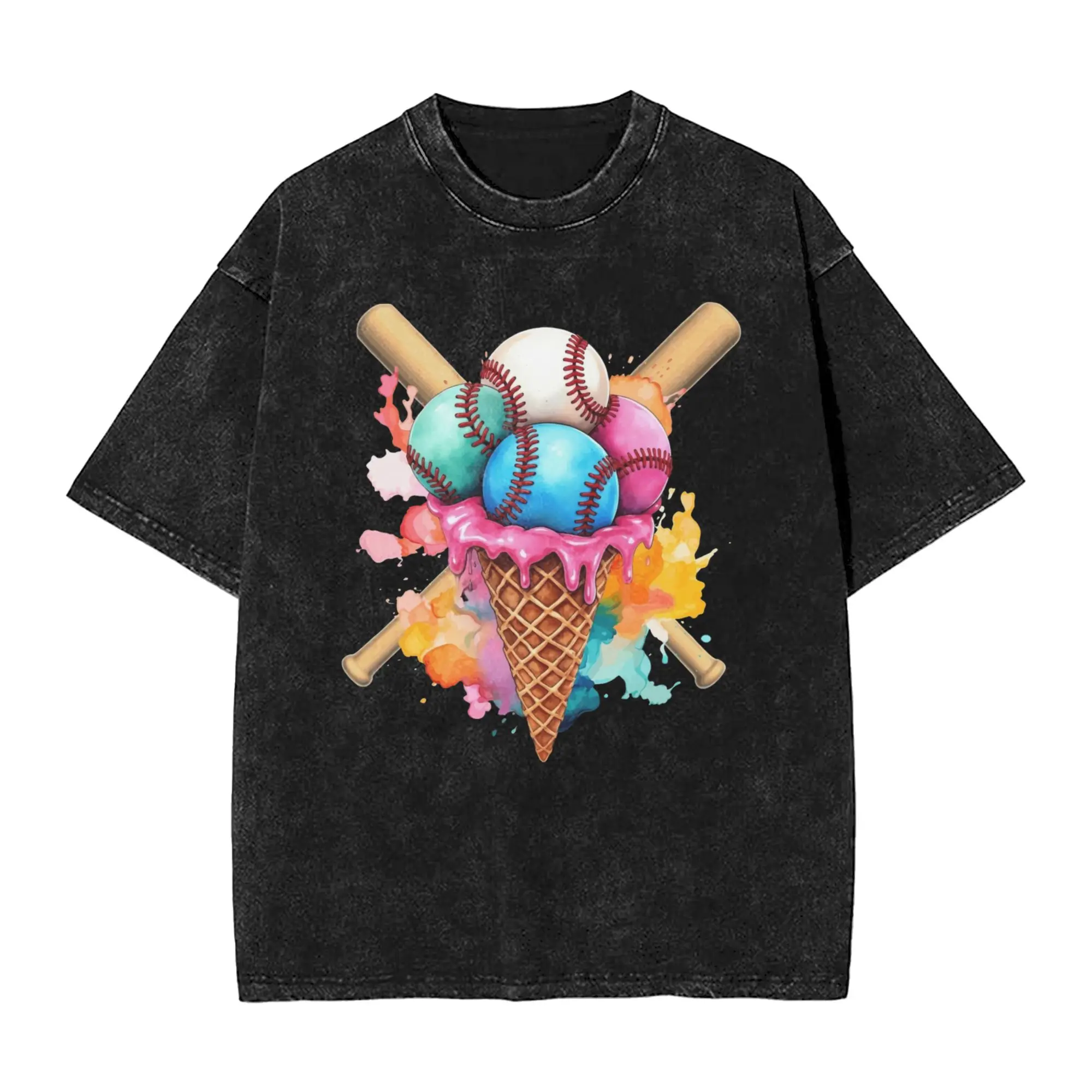 Baseball Bat Ice Cream Watercolor Softball T Shirts Men Cotton T-Shirts Ice Cream Dripping Baseball Home Plate Drip Tee Shirt
Baseball Bat Ice Cream Watercolor Softball T Shirts Men Cotton T-Shirts Ice Cream Dripping Baseball Home Plate Drip Tee Shirt