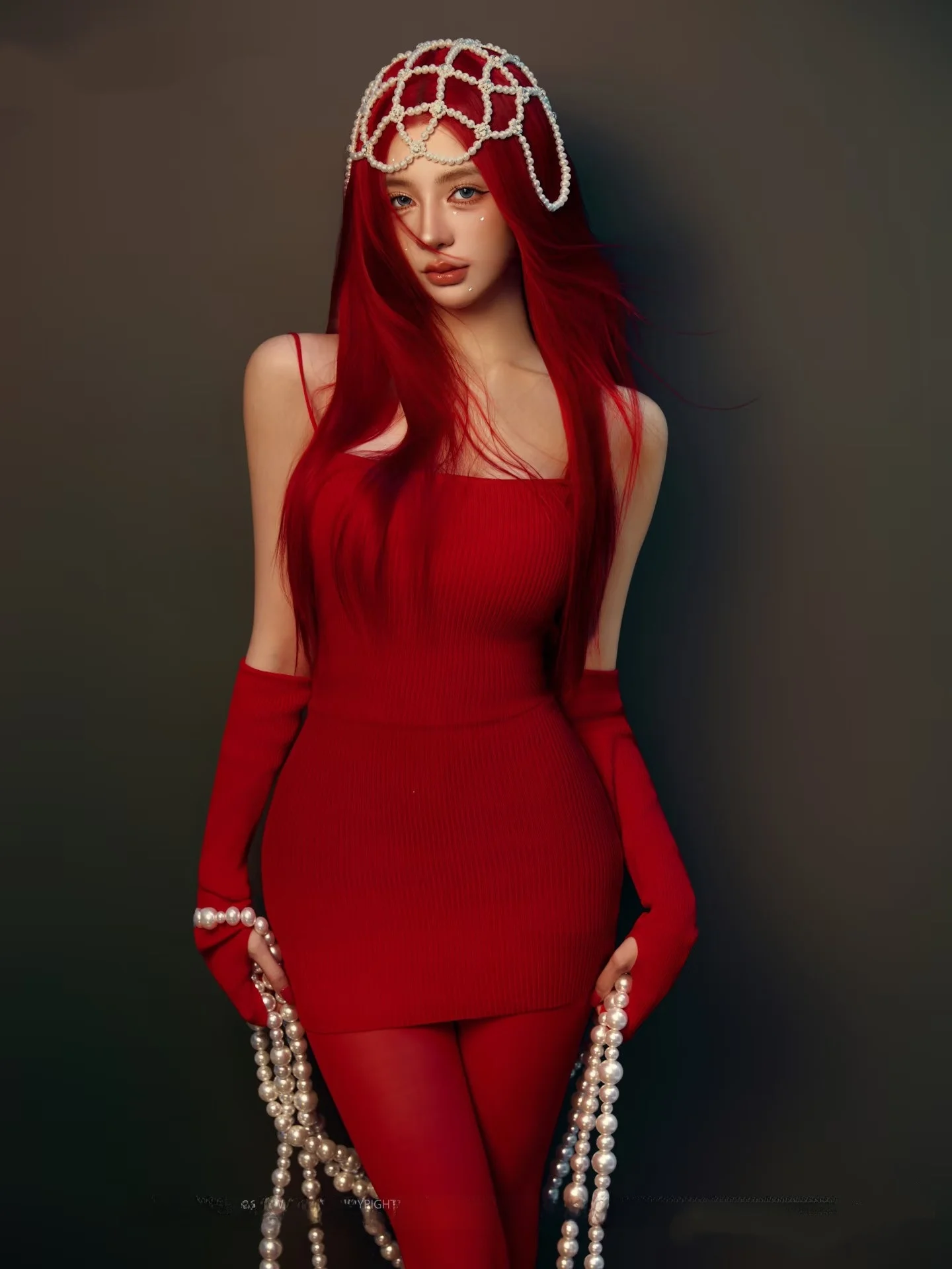 Red Strapl Women's Art Photo Studio Photoaphy Costume Pure Desire Sle High-End Feeling Polyester Fiber Ethnic Stage Co...
Red Strapl Women's Art Photo Studio Photoaphy Costume Pure Desire Sle High-End Feeling Polyester Fiber Ethnic Stage Co...