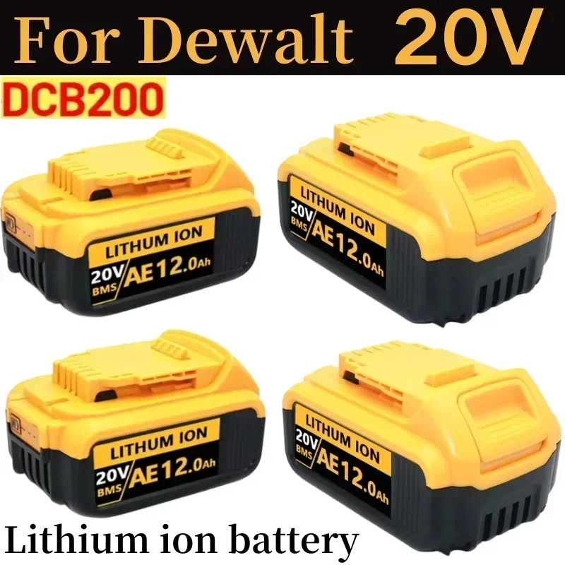 DCB200 DCB201 DCB206 DCB205 20V Battery Compatible with dewalt power Tools 20V 12Ah rechargeable electric tool Lithium batteries
DCB200 DCB201 DCB206 DCB205 20V Battery Compatible with dewalt power Tools 20V 12Ah rechargeable electric tool Lithium batteries