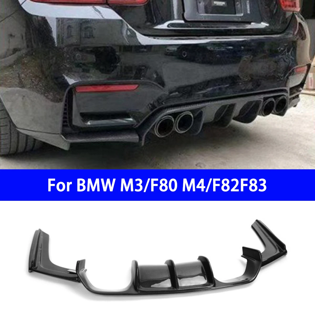 Suitable for BMW M3M4F82 Modified Carbon Fiber V Model, Three-stage Rear Lip Protector, High-quality Installation
Suitable for BMW M3M4F82 Modified Carbon Fiber V Model, Three-stage Rear Lip Protector, High-quality Installation