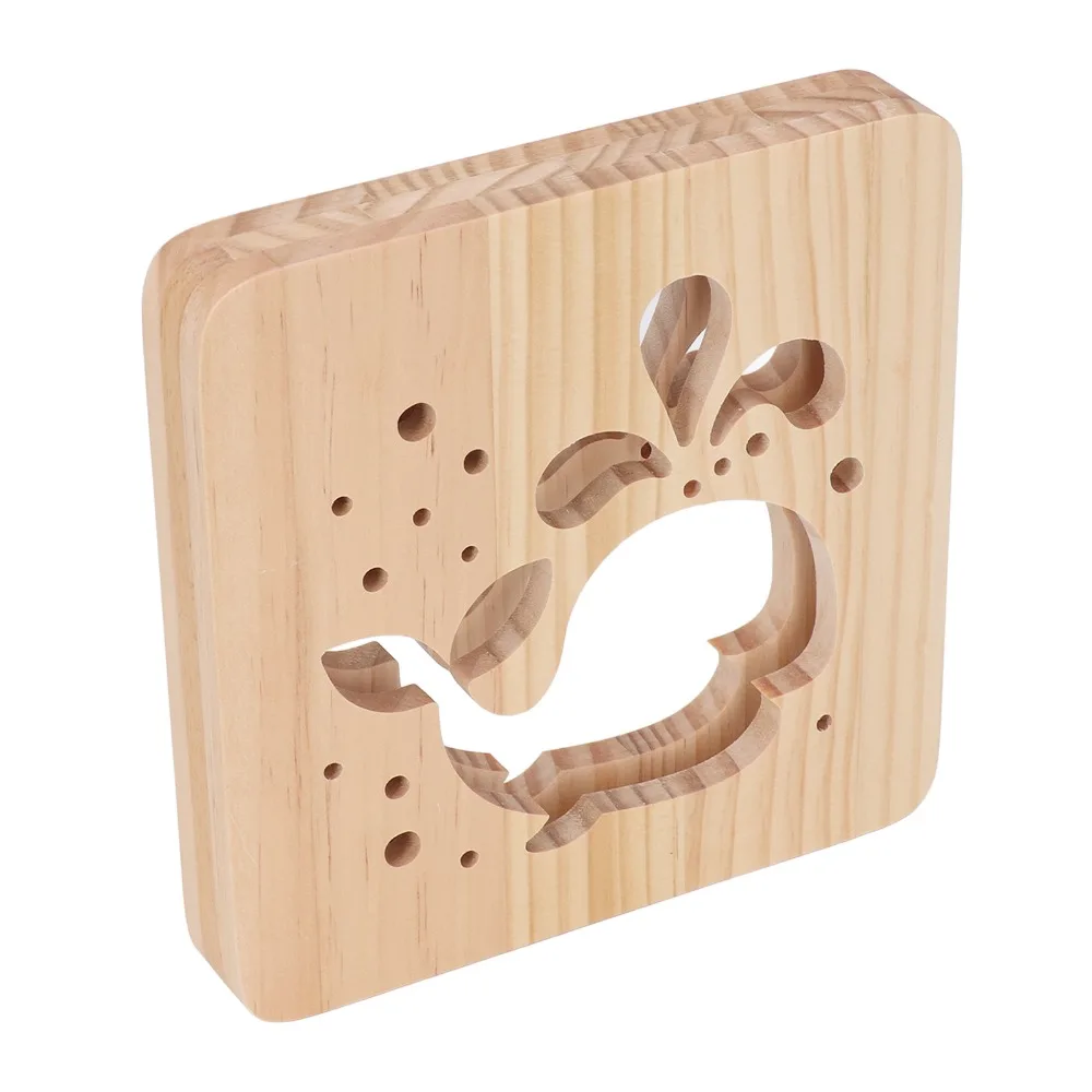 3D Wooden 3D Lamp Whale Pattern Hollow Carving Wooden 3D LED Light Warm White Light LED Carving Pattern LED Night Light
3D Wooden 3D Lamp Whale Pattern Hollow Carving Wooden 3D LED Light Warm White Light LED Carving Pattern LED Night Light