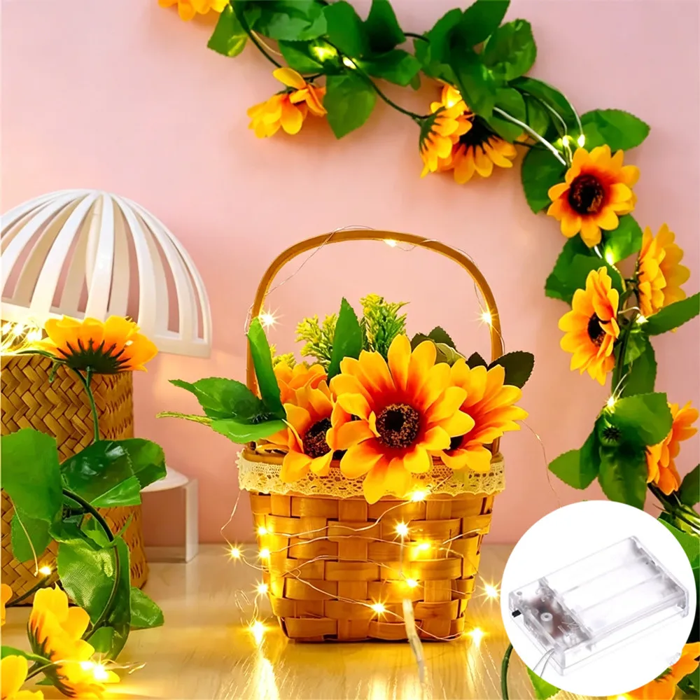 LED Green Leaf Garland String 20/50/100 LED Green Leaf Garland with Fairy Lights Battery Powered Suitable for Holiday Decoration
LED Green Leaf Garland String 20/50/100 LED Green Leaf Garland with Fairy Lights Battery Powered Suitable for Holiday Decoration
