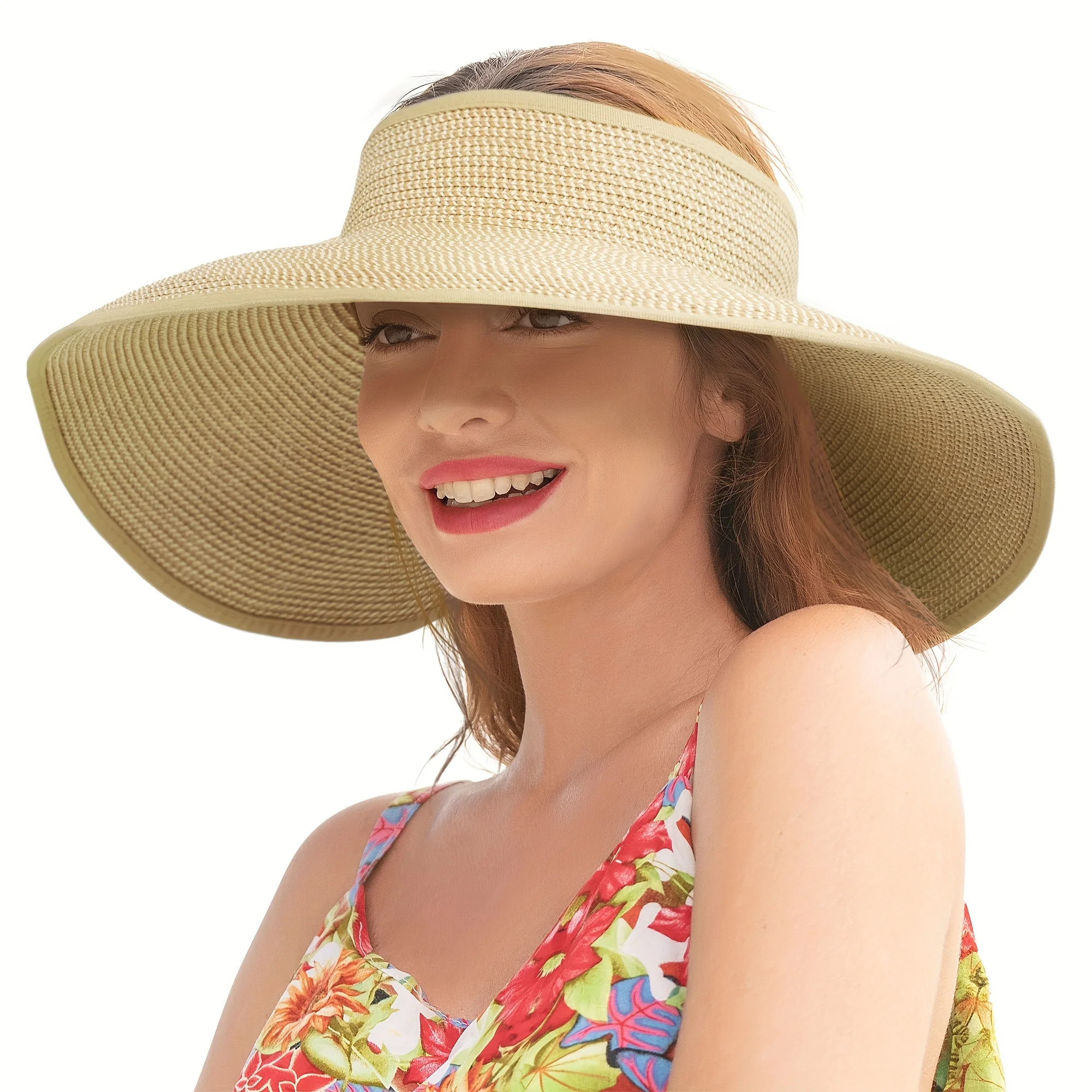 Women Beach Sun Hat Beach Accessories Roll Up Wide Brim Sun Visor Hat for Women Wide Brim Visor for Women Sun Proetction Straw V
Women Beach Sun Hat Beach Accessories Roll Up Wide Brim Sun Visor Hat for Women Wide Brim Visor for Women Sun Proetction Straw V