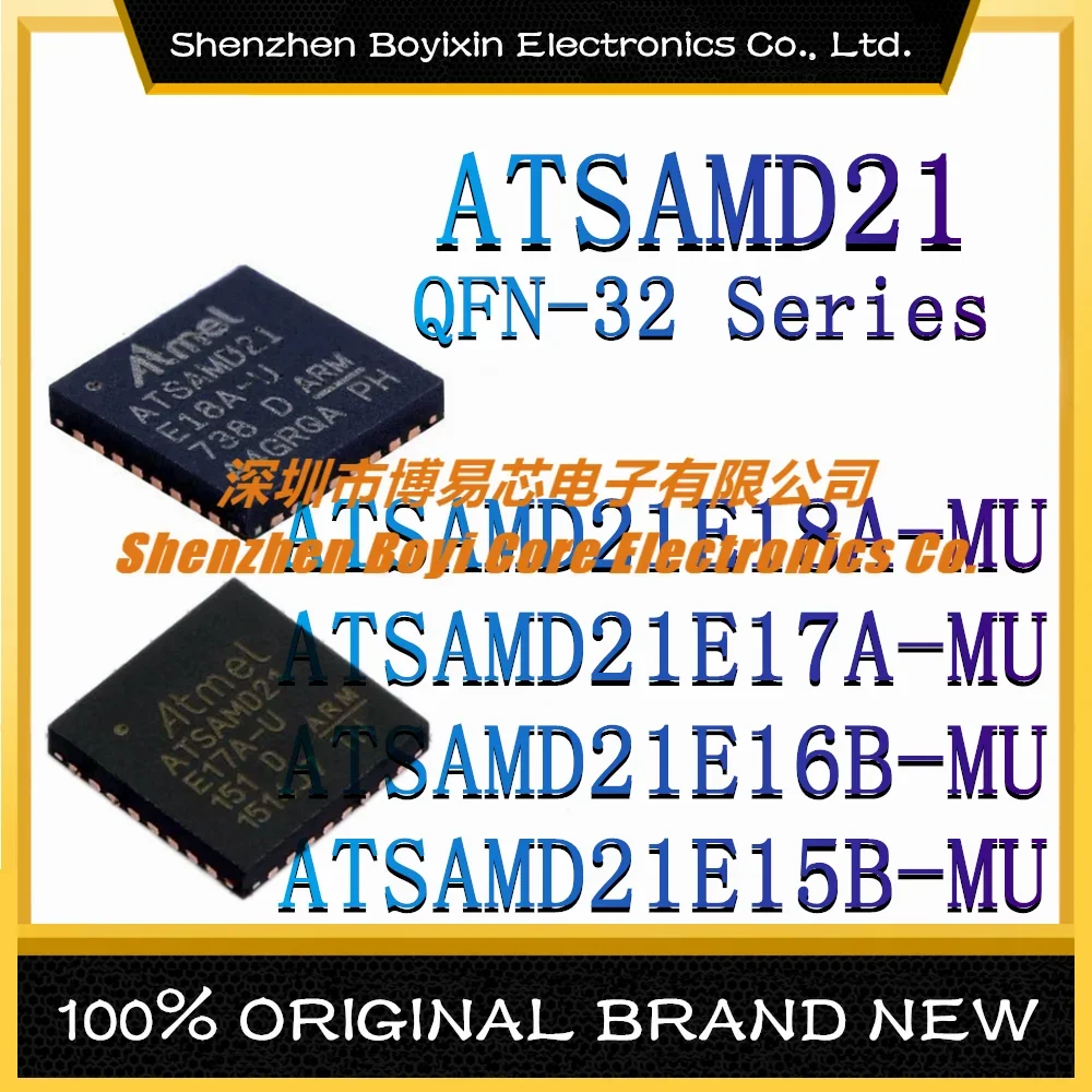 ATSAMD21E18A-MU ATSAMD21E17A-MU ATSAMD21E16B-MU ATSAMD21E15B-MU Package: QFN-32 New Original Genuine
ATSAMD21E18A-MU ATSAMD21E17A-MU ATSAMD21E16B-MU ATSAMD21E15B-MU Package: QFN-32 New Original Genuine