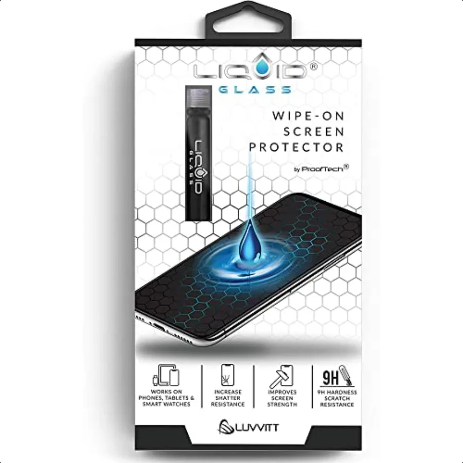 Screen Protector for All Smartphones Tablets and Watches Scratch and Shatter Resistant Wipe On Nano Protection for Up To 4 Dev
Screen Protector for All Smartphones Tablets and Watches Scratch and Shatter Resistant Wipe On Nano Protection for Up To 4 Dev