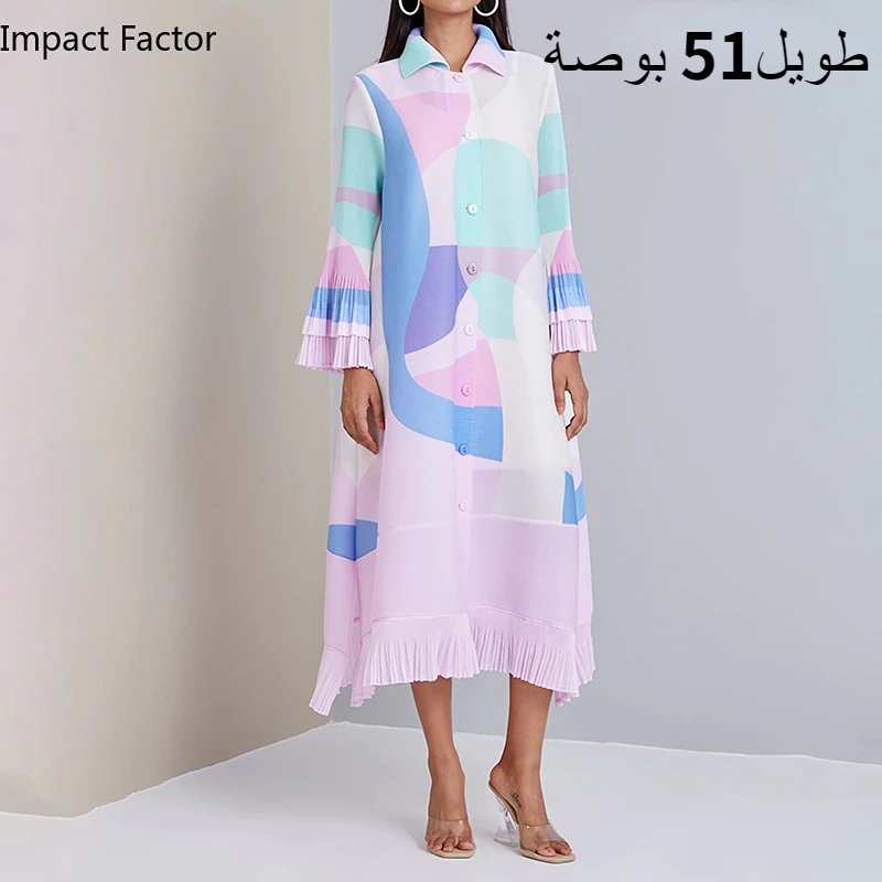 Miyake Pleated New High-End Original Design Fashion Western Style Floral Loose Mid-Length Cardigan Dress Spring 2023
Miyake Pleated New High-End Original Design Fashion Western Style Floral Loose Mid-Length Cardigan Dress Spring 2023