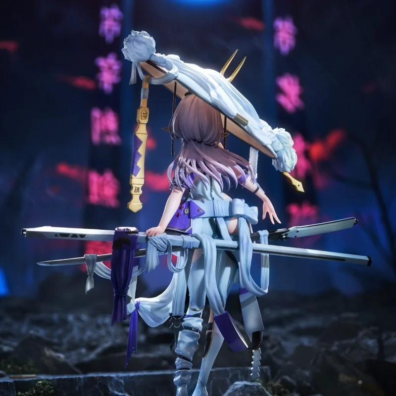 In Stock Back View Gradient Purple Hair Girl Decor Ornament White Wide Hat With Pom-poms Double Blades Desktop Hobby Collection
In Stock Back View Gradient Purple Hair Girl Decor Ornament White Wide Hat With Pom-poms Double Blades Desktop Hobby Collection