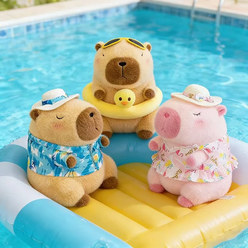 Capibara Kawaii Stuffed Toy Yellow Duck Swim Ring Capybara Plush Cute Simulation Beachwear Animal Birthday Travel Gift
Capibara Kawaii Stuffed Toy Yellow Duck Swim Ring Capybara Plush Cute Simulation Beachwear Animal Birthday Travel Gift