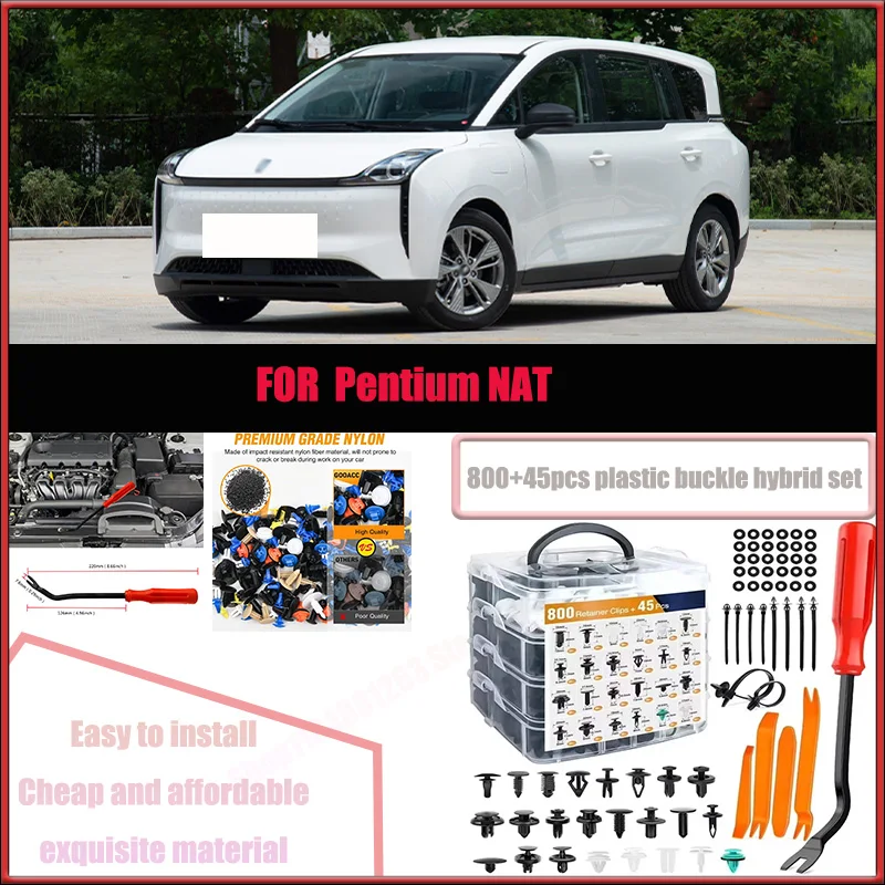 For Pentium NAT Ford Audi BMW Toyota Car Plastic Retainer Clips Kit 800+45pcs Auto Fender Push Pin Car Fastener Clip Mixed Set
For Pentium NAT Ford Audi BMW Toyota Car Plastic Retainer Clips Kit 800+45pcs Auto Fender Push Pin Car Fastener Clip Mixed Set