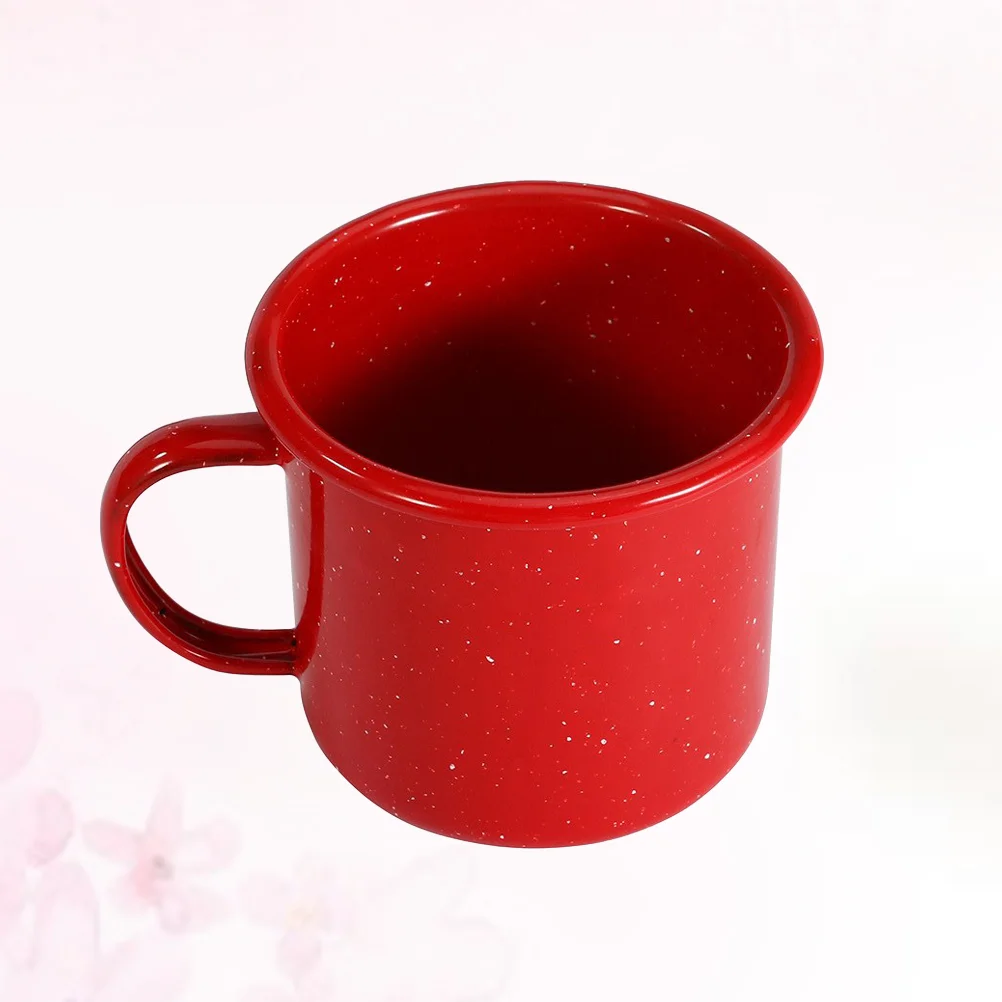 Red Mug Starryligth Pattern Enamal Curled Enamel Cup Coffee Tea Container Solid Color
Red Mug Starryligth Pattern Enamal Curled Enamel Cup Coffee Tea Container Solid Color