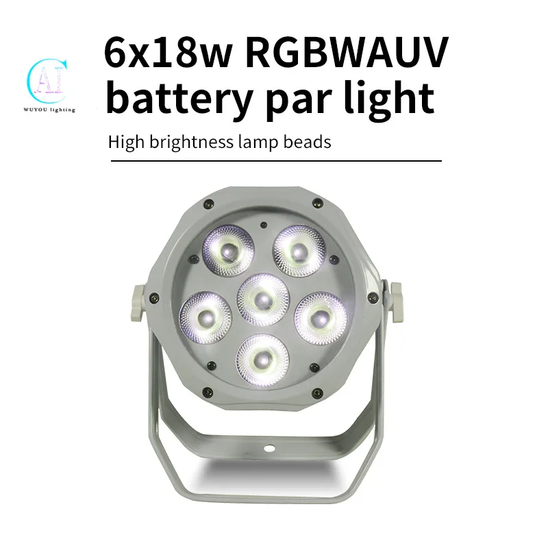 DMX 6x18 Вт RGBWA UV 6 в 1, светодиодный белый корпус, водонепроницаемый светильник Par, пульт дистанционного управления, питание от батареи, DJ, дискотека, сценический светильник
DMX 6x18 Вт RGBWA UV 6 в 1, светодиодный белый корпус, водонепроницаемый светильник Par, пульт дистанционного управления, питание от батареи, DJ, дискотека, сценический светильник