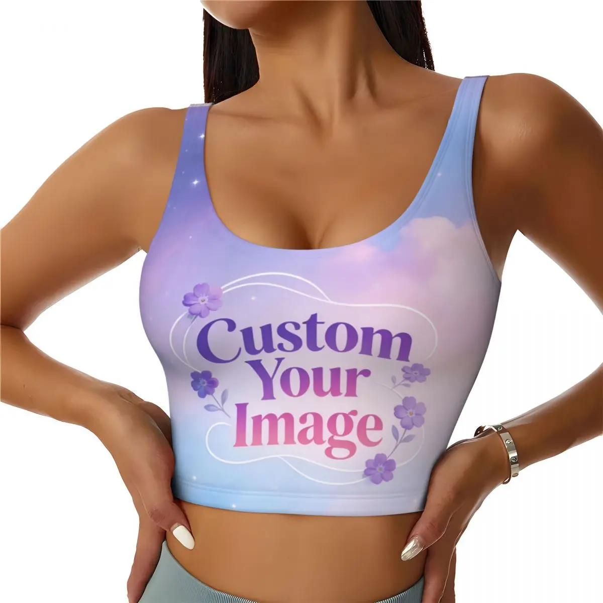 Custom Your Image Logo Workout Crop Tank Tops Women Seamless Hot Yoga Running Sports Bras
Custom Your Image Logo Workout Crop Tank Tops Women Seamless Hot Yoga Running Sports Bras