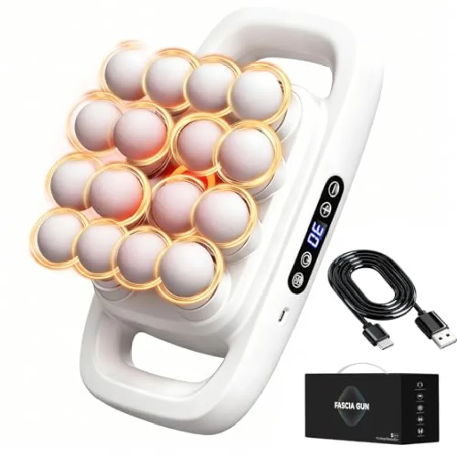 16 Head Massage Gun Deep Tissue, Gift for Husband 2026 Upgrade 48KG Force, 3 Modes and 30 Intensities, Quiet Portable with Dual
16 Head Massage Gun Deep Tissue, Gift for Husband 2026 Upgrade 48KG Force, 3 Modes and 30 Intensities, Quiet Portable with Dual