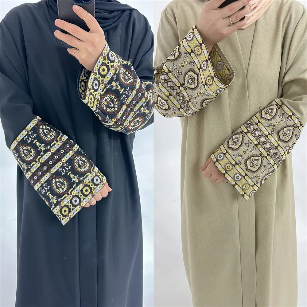 Fashion Modest Embroidery Open Abaya for Women Dubai 2024 New Plain Kimono Muslim Türkiye Elegant Cardigan Gown Islam Clothing
Fashion Modest Embroidery Open Abaya for Women Dubai 2024 New Plain Kimono Muslim Türkiye Elegant Cardigan Gown Islam Clothing