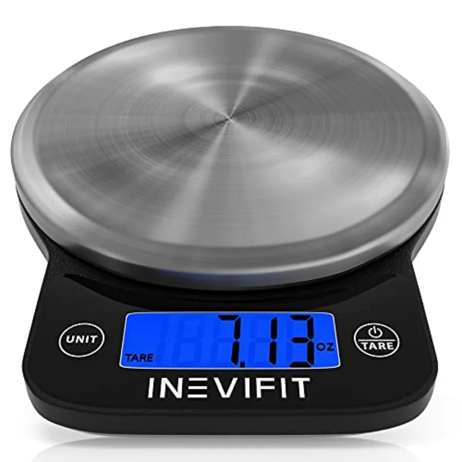 Digital Kitchen Scale, Highly Accurate Multifunction Food Scale 13 lbs 6kgs Max, Clean Modern Black with Premium Stainless Stee
Digital Kitchen Scale, Highly Accurate Multifunction Food Scale 13 lbs 6kgs Max, Clean Modern Black with Premium Stainless Stee