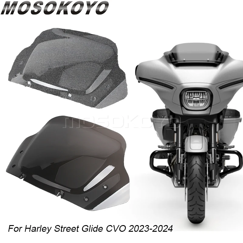 Motorcycle Accessories Windscreen Wind Air Deflectors Front Fairing Windshield Cover For Harley Street Glide CVO FLHXSE 2023 24
Motorcycle Accessories Windscreen Wind Air Deflectors Front Fairing Windshield Cover For Harley Street Glide CVO FLHXSE 2023 24