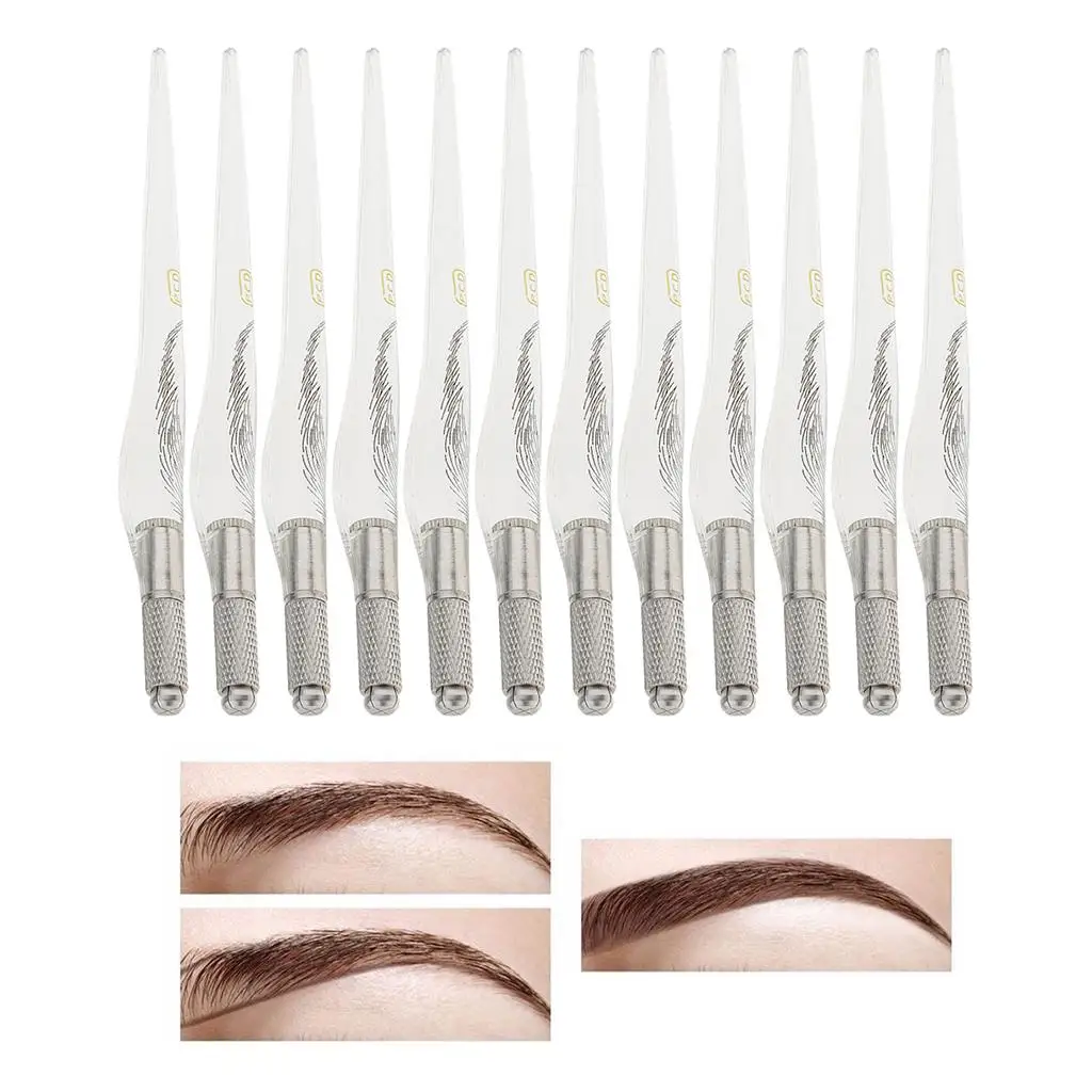 Набор из 12 профессиональных многоразовых ручек для микроблейдинга и ручного татуажа
Набор из 12 профессиональных многоразовых ручек для микроблейдинга и ручного татуажа