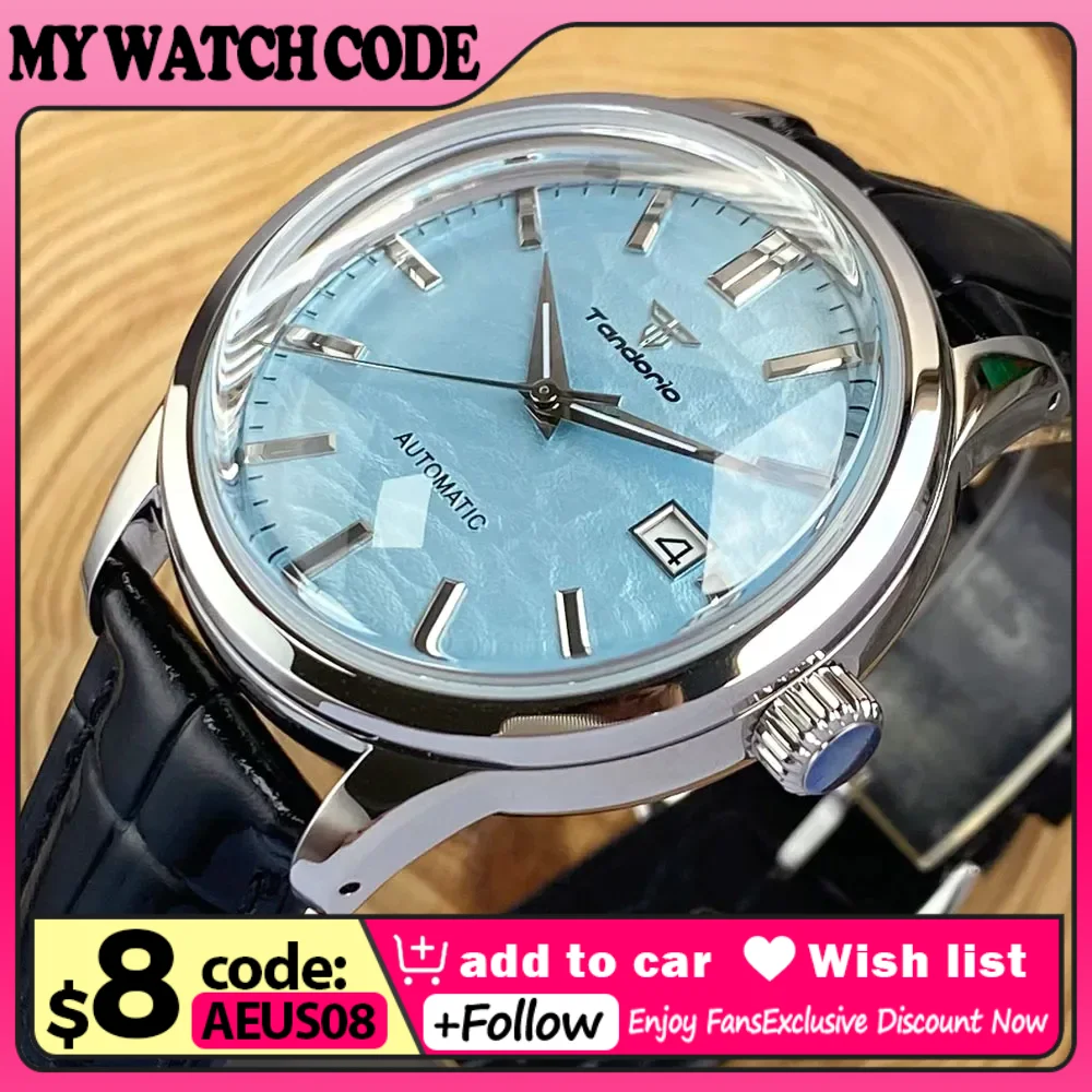 NH35 Automatic Watch Men 200m Waterproof Wristwatch Double Domed Sapphire Crystal Tandorio Dive Clock Date Leather Band
NH35 Automatic Watch Men 200m Waterproof Wristwatch Double Domed Sapphire Crystal Tandorio Dive Clock Date Leather Band