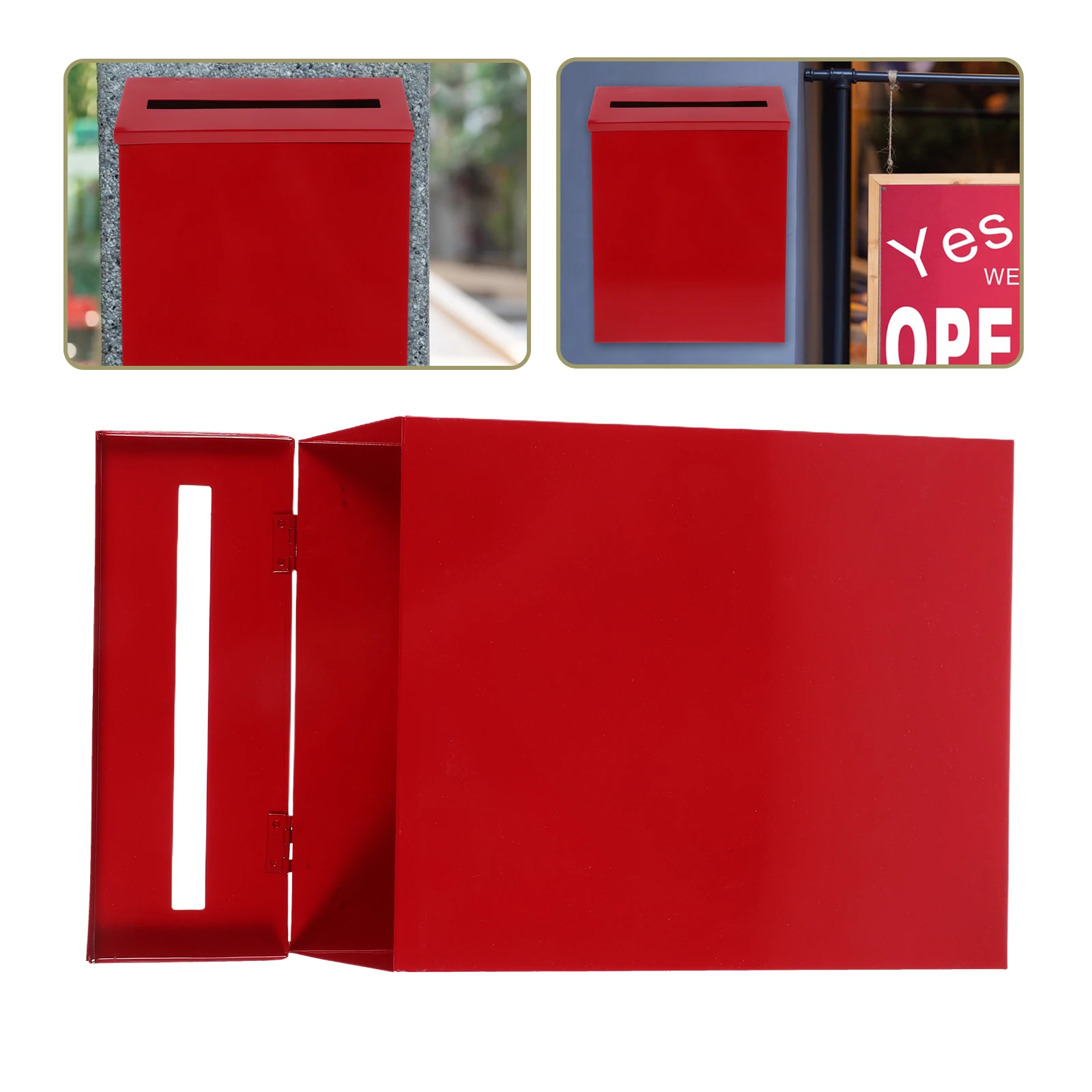 Retro Mailbox Metal Vintage Letterbox Red Wall Mounted Decorative Outdoor Iron Hanging Mail Box Functional Organizer Case
Retro Mailbox Metal Vintage Letterbox Red Wall Mounted Decorative Outdoor Iron Hanging Mail Box Functional Organizer Case