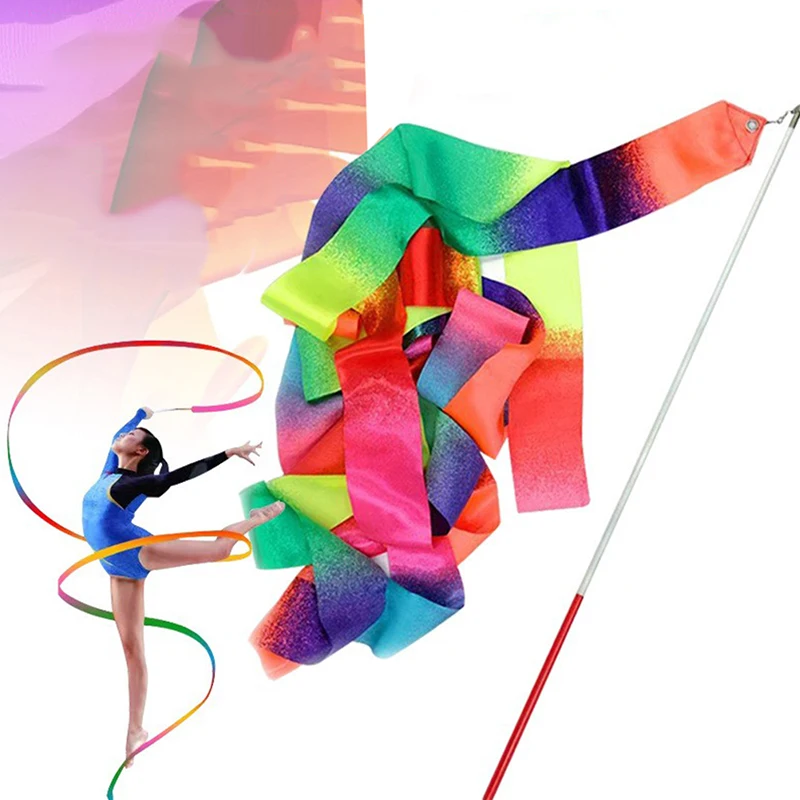 4m Gymnastics Ribbon Gym Ribbon Rhythmic Gymnastics Equipment Dance Ribbon Ballet Ribbon Rotating Rod
4m Gymnastics Ribbon Gym Ribbon Rhythmic Gymnastics Equipment Dance Ribbon Ballet Ribbon Rotating Rod