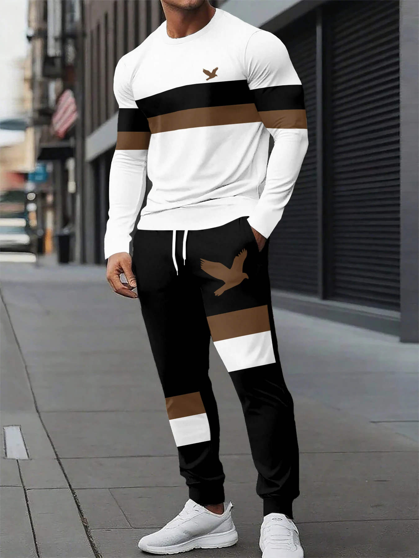 Men Clothes Set Fashion Long Sleeved T Shirt+Trousers Casual Tracksuit 2 Piece Suit Spring Male Sportswear Streetwear Oversized
Men Clothes Set Fashion Long Sleeved T Shirt+Trousers Casual Tracksuit 2 Piece Suit Spring Male Sportswear Streetwear Oversized