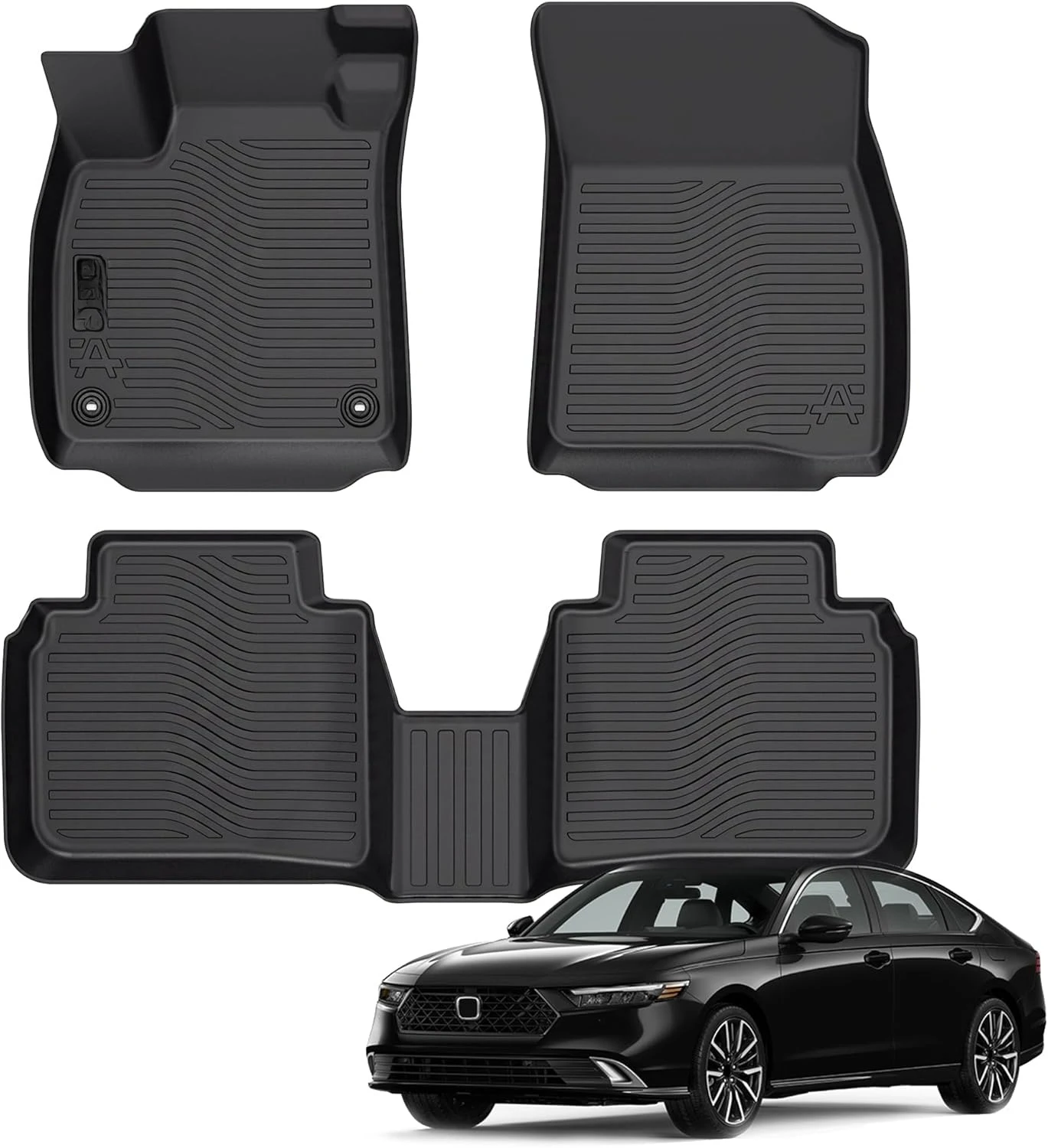 All Weather Floor Mats Fit for Honda Accord 2023 2024 2025 2026, Include Hybrid TPE Rubber Liners Set
All Weather Floor Mats Fit for Honda Accord 2023 2024 2025 2026, Include Hybrid TPE Rubber Liners Set