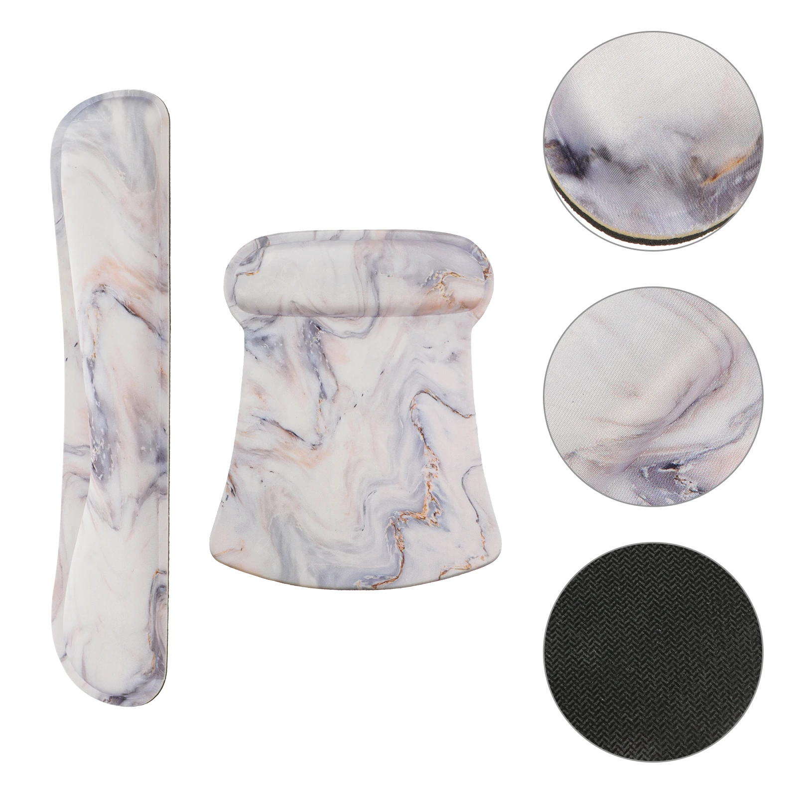 2Pcs Ergonomic Keyboard Wrist Support and Set Anti- for Time Computer Work 
2Pcs Ergonomic Keyboard Wrist Support and Set Anti- for Time Computer Work