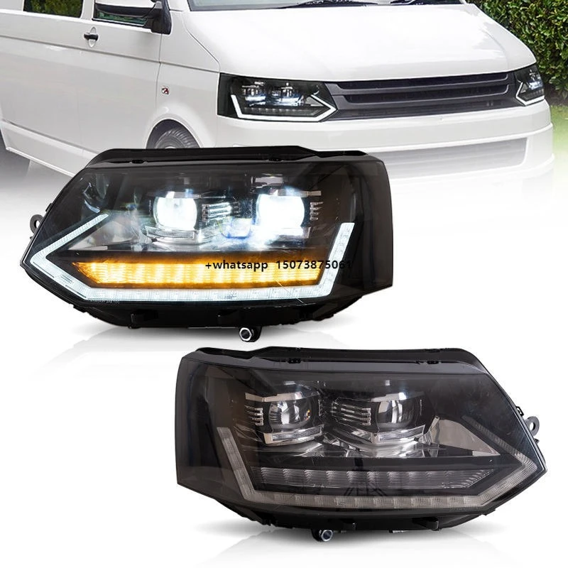 Sequential LED Headlights for Caravelle T5 2011-2015 Transporter Multivan Front Lamp Assembly with DRL Projector Wholesale
Sequential LED Headlights for Caravelle T5 2011-2015 Transporter Multivan Front Lamp Assembly with DRL Projector Wholesale