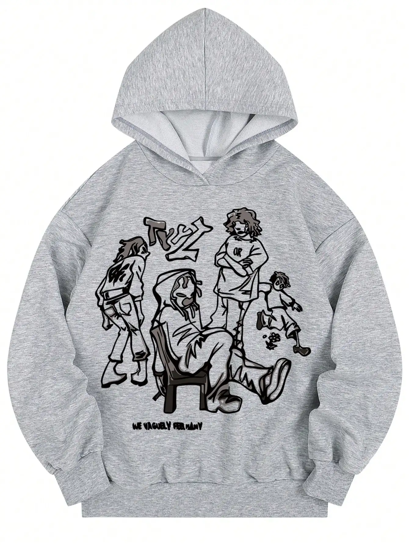 Женская повседневная свободная толстовка с длинными рукавами и принтом персонажей мультфильмов, осень
Женская повседневная свободная толстовка с длинными рукавами и принтом персонажей мультфильмов, осень