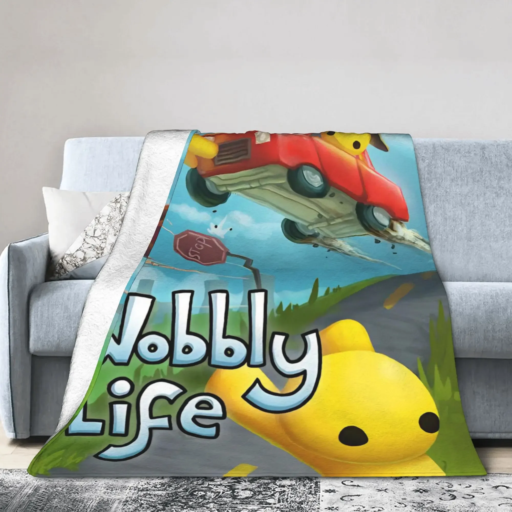 Плед-покрывало Wobbly Life Sandbox Game из фланели: мягкий, теплый, дышащий, с мультяшным рисунком, для кровати, дивана, портативный
Плед-покрывало Wobbly Life Sandbox Game из фланели: мягкий, теплый, дышащий, с мультяшным рисунком, для кровати, дивана, портативный