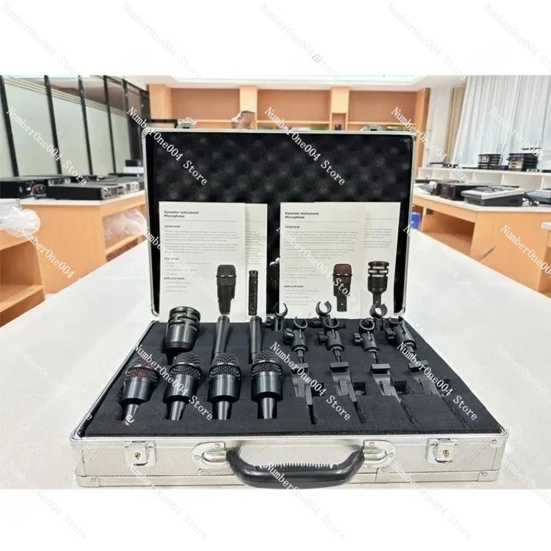 DP72 Professional Drum Microphone Kit Musical Instrument 7 Pcs Mic for Drum Set Professional
DP72 Professional Drum Microphone Kit Musical Instrument 7 Pcs Mic for Drum Set Professional