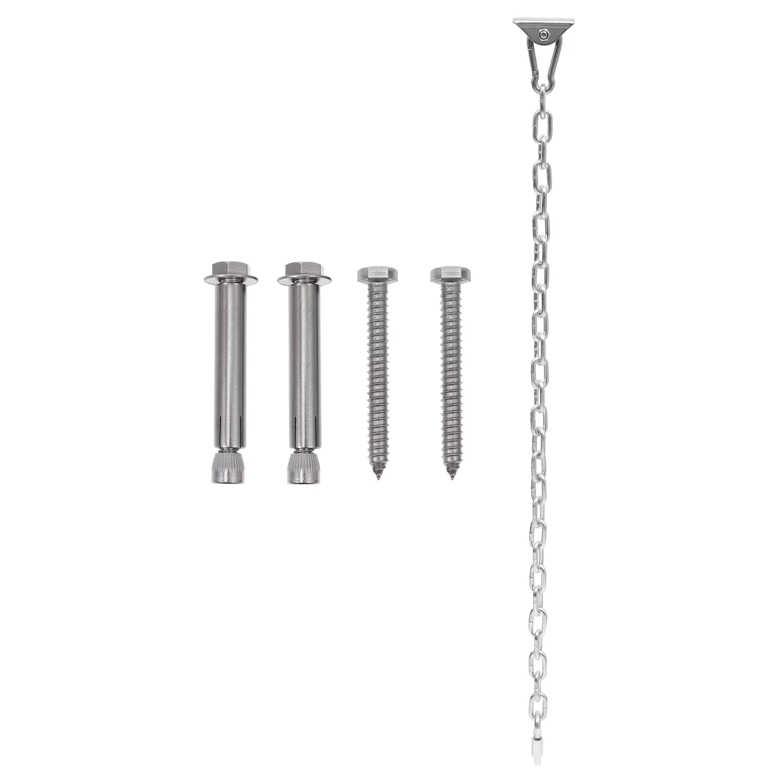 Stainless Steel Swing Hooks Suspension Fixing Chains Hammock Hanging Kit Silver Outdoor Furniture Swings
Stainless Steel Swing Hooks Suspension Fixing Chains Hammock Hanging Kit Silver Outdoor Furniture Swings