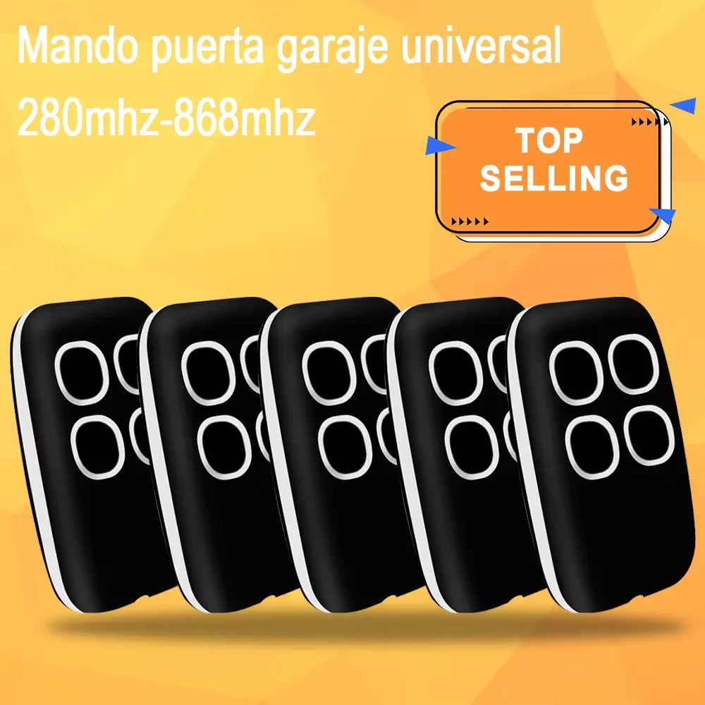 Multi Frequency 280-868MHz Garage Door Remote Control Universal Gate Replicator 433.92 315 310 433.42 434.42MHz Door Command
Multi Frequency 280-868MHz Garage Door Remote Control Universal Gate Replicator 433.92 315 310 433.42 434.42MHz Door Command