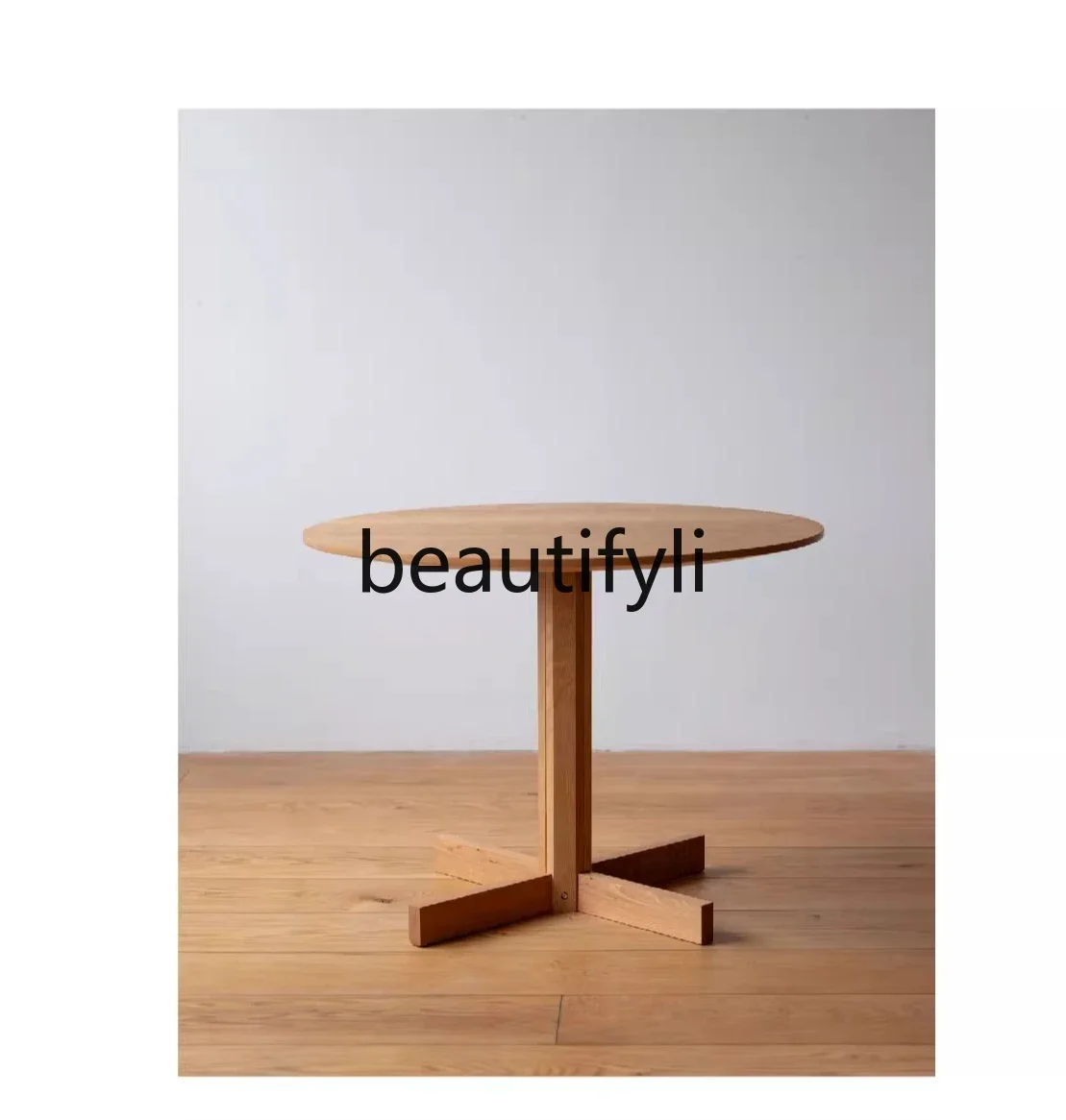 A26 Small round table, round dining table, small apartment modern simple Japanese solid wood table
A26 Small round table, round dining table, small apartment modern simple Japanese solid wood table